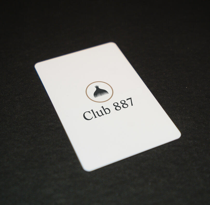 Club 887 Membership Card
